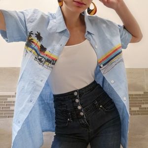 OLD NAVY HAWAIIAN STYLE TOP